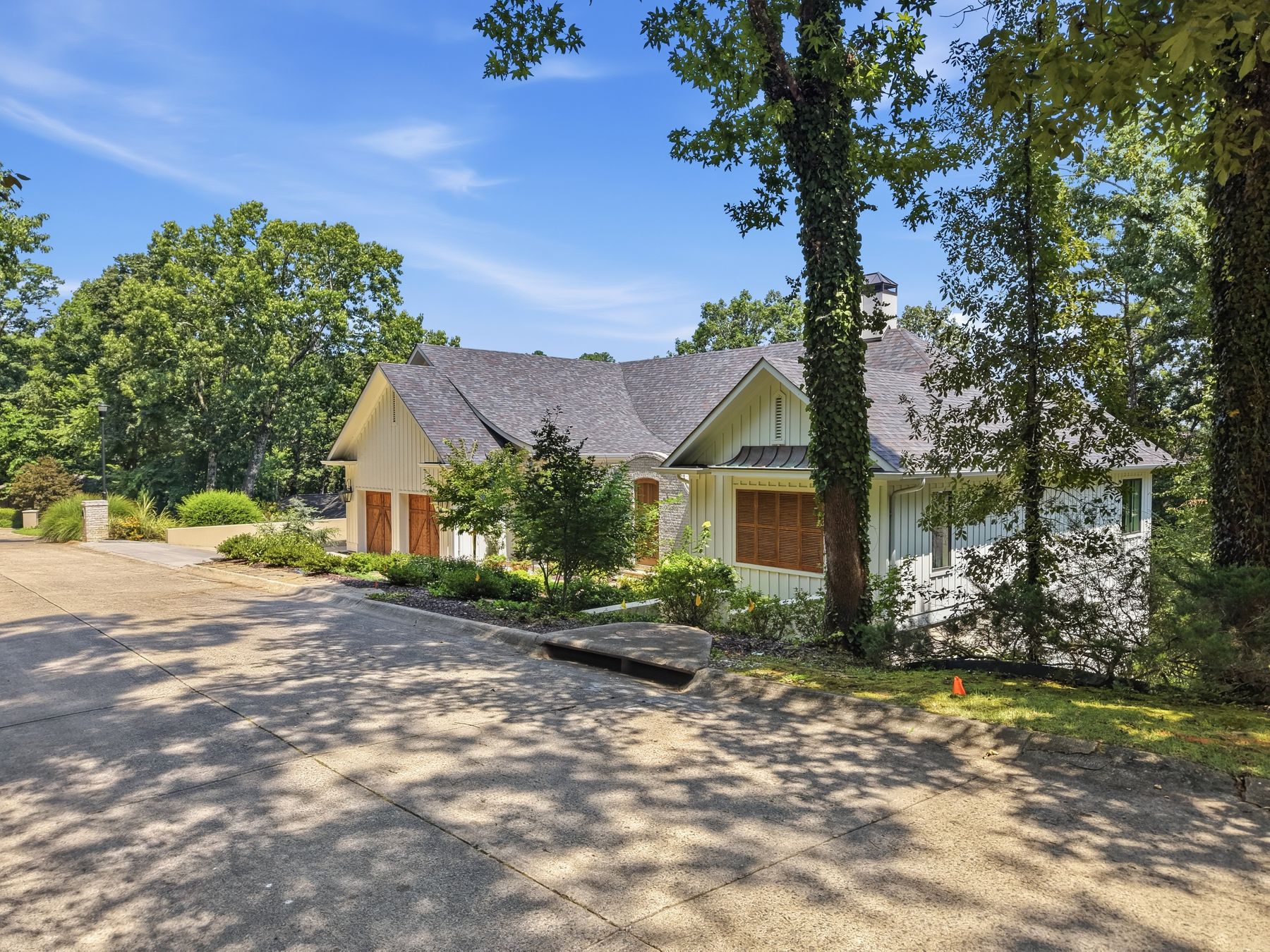 Aerial listing photo from a Central Arkansas neighborhood
