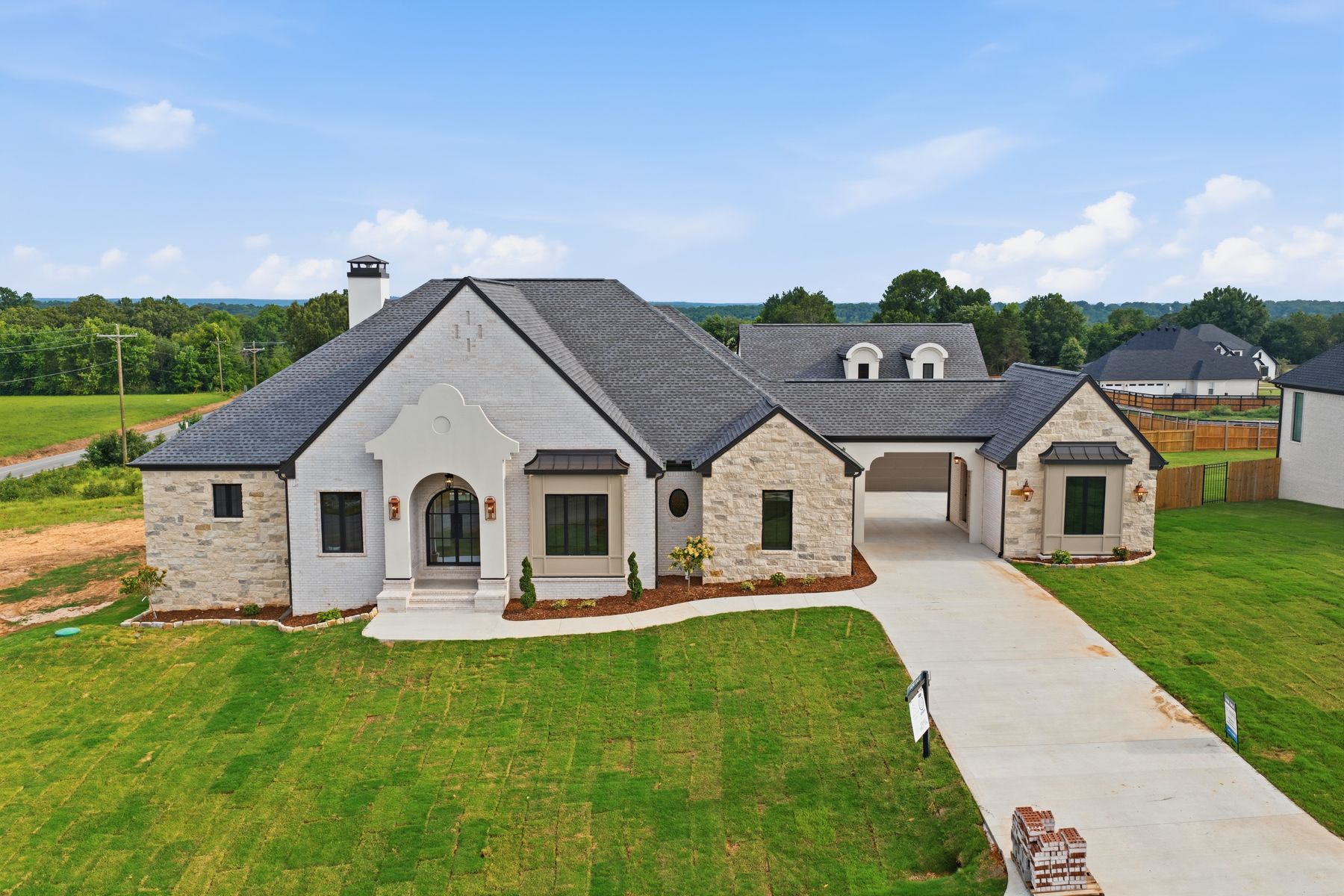 Aerial listing photo from Central Arkansas