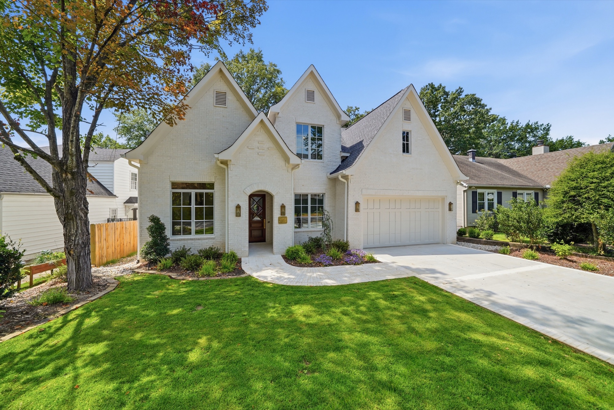 The same front elevation after the listing edit